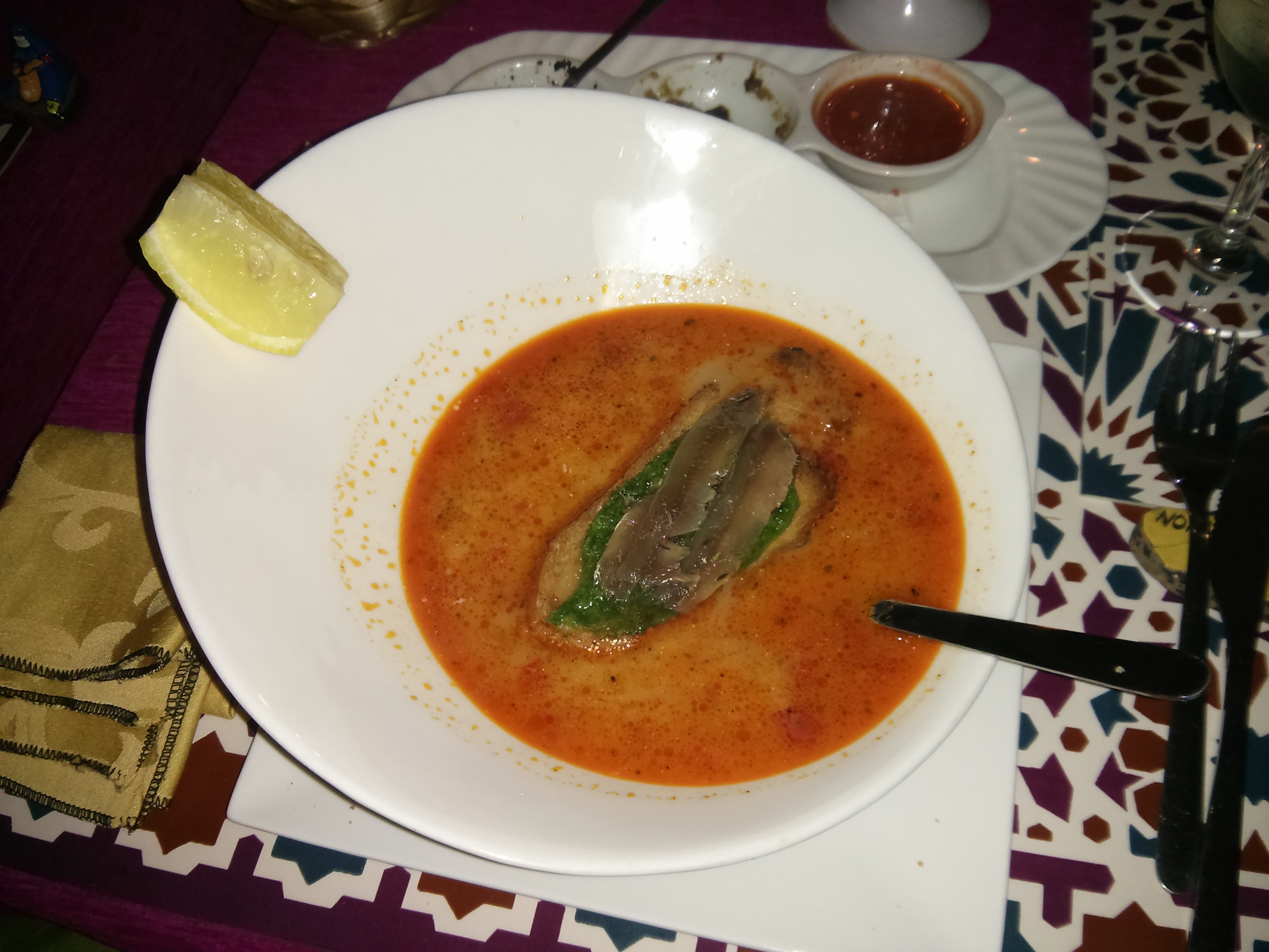 Soupe de poisson du nomad